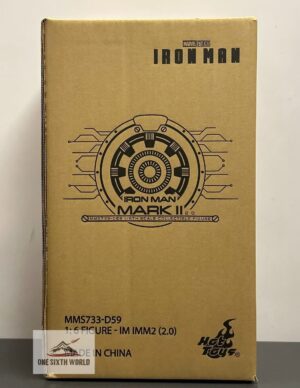 Hot Toys MMS733D59 Iron Man
Iron Man Mark II (2.0)
1/6th scale Collectible Figure (w/ Brown Shipper)