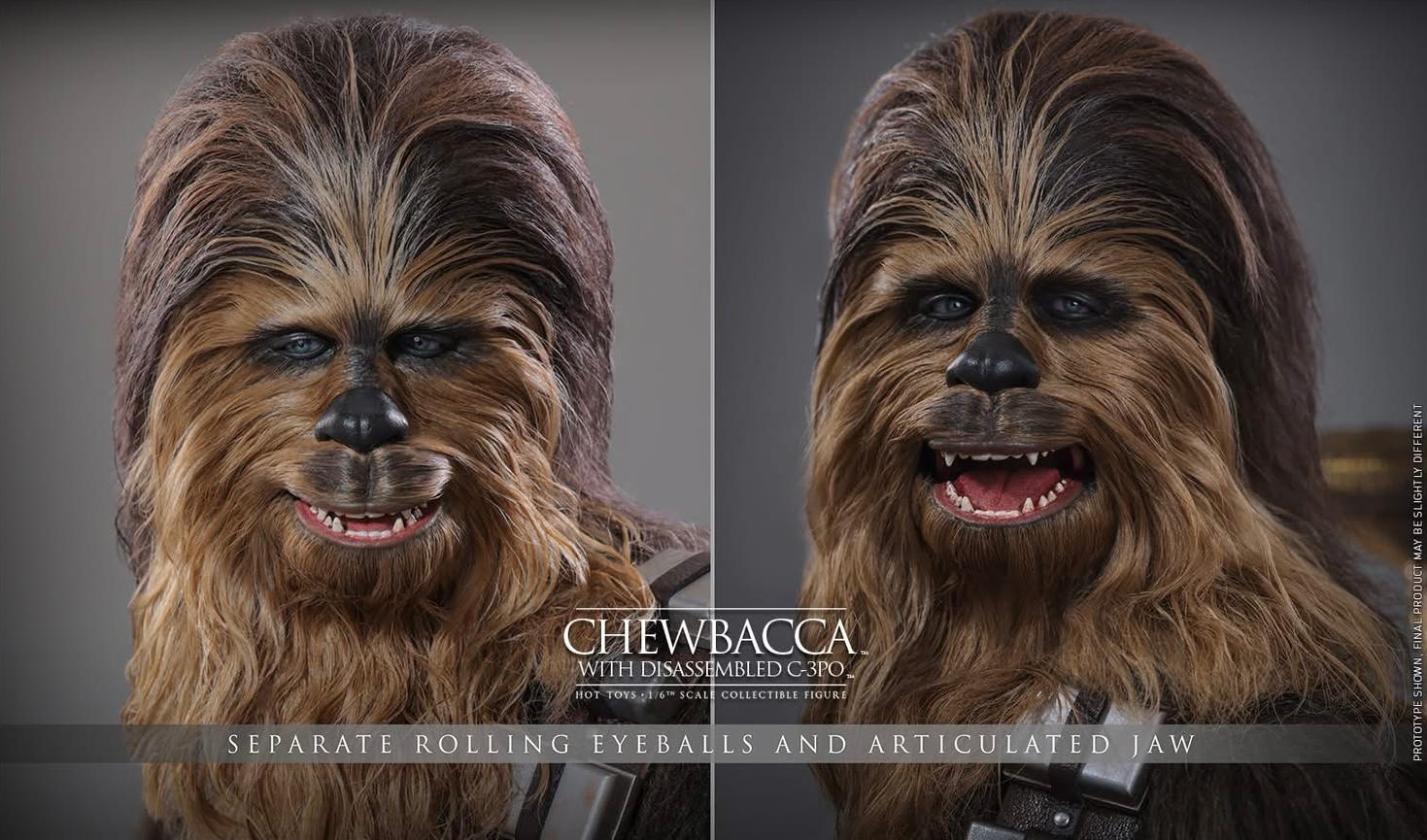 Hot Toys MMS766 Star Wars Episode V: The Empire Strikes Back™
Chewbacca™ with Disassembled C-3PO™
1/6th scale Collectible Figure - Image 3